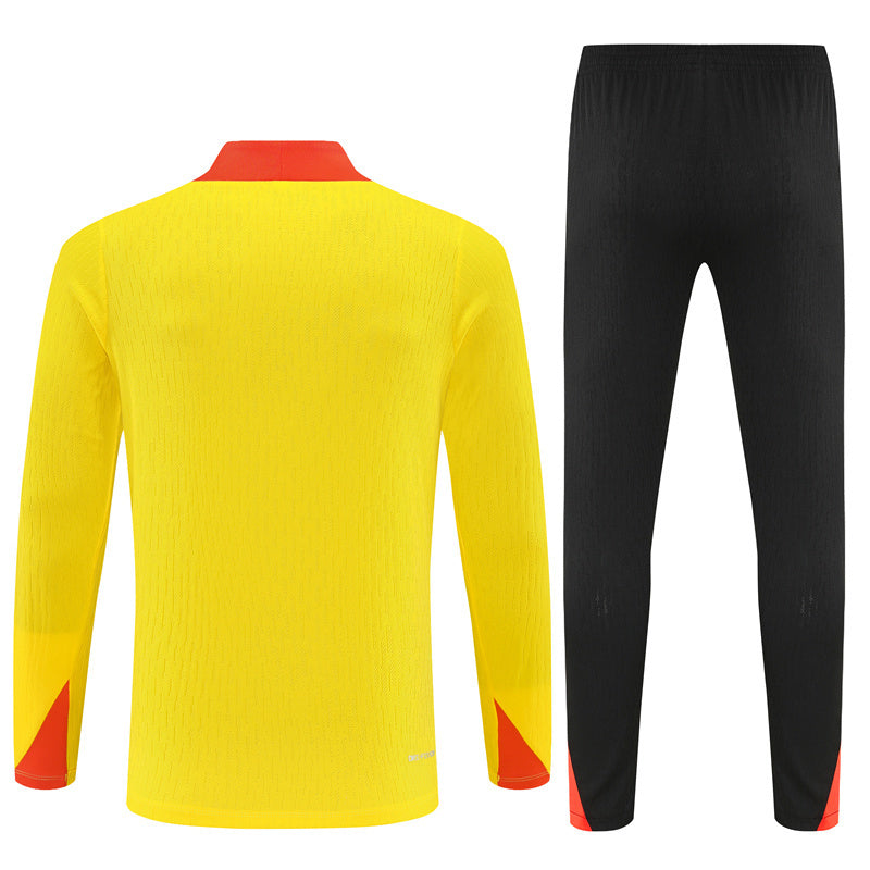Survetement Bresil Training Homme/Enfant 2025 2026 Jaune | Foot Sport