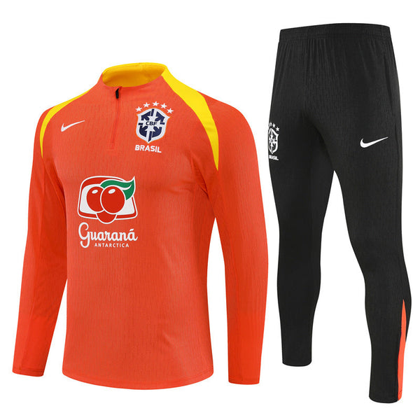 ウェア 90s LUMAFI SPORT Brazil training kit Brazil Training Tracksuit Men/Kids 2025 2026 Orange – Foot Sport