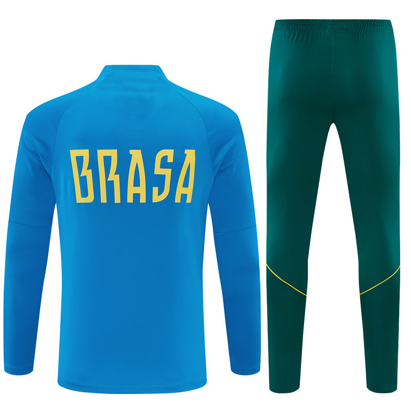 Survetement-Bresil-Training-2026-2027-Bleu-Vert-2