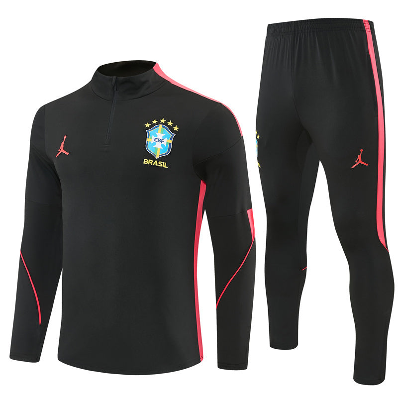 Survetement-Bresil-Training-2026-2027-Noir-Orange-1