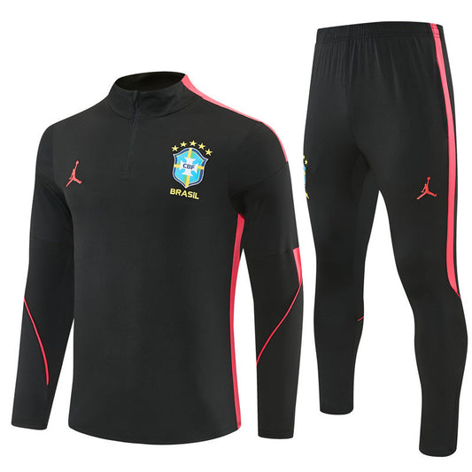 Survetement-Bresil-Training-2026-2027-Noir-Orange-1