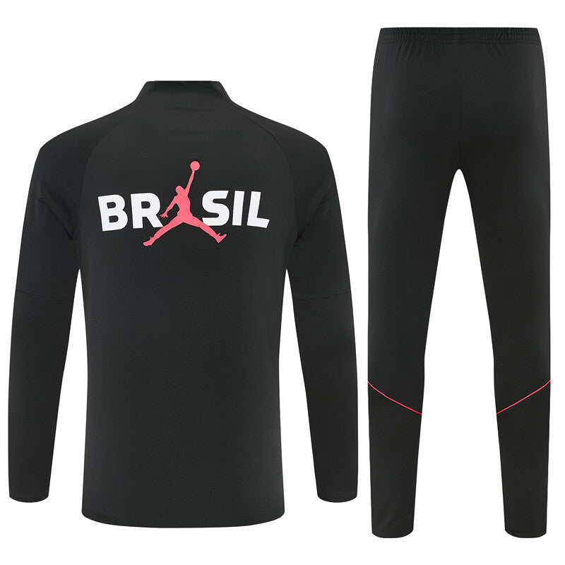 Survetement-Bresil-Training-2026-2027-Noir-Orange-2