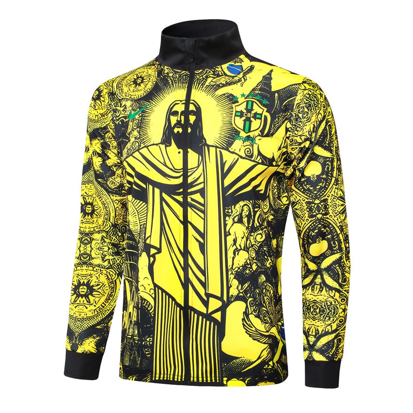 Survetement-Bresil-Veste-2024-2025-Jaune-Motif-2