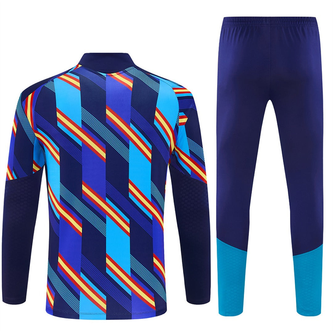 Survetement-Espagne-2-Étoiles-Training-Homme-Enfant-2026-2027-Bleu-Royal-Camouflage-2