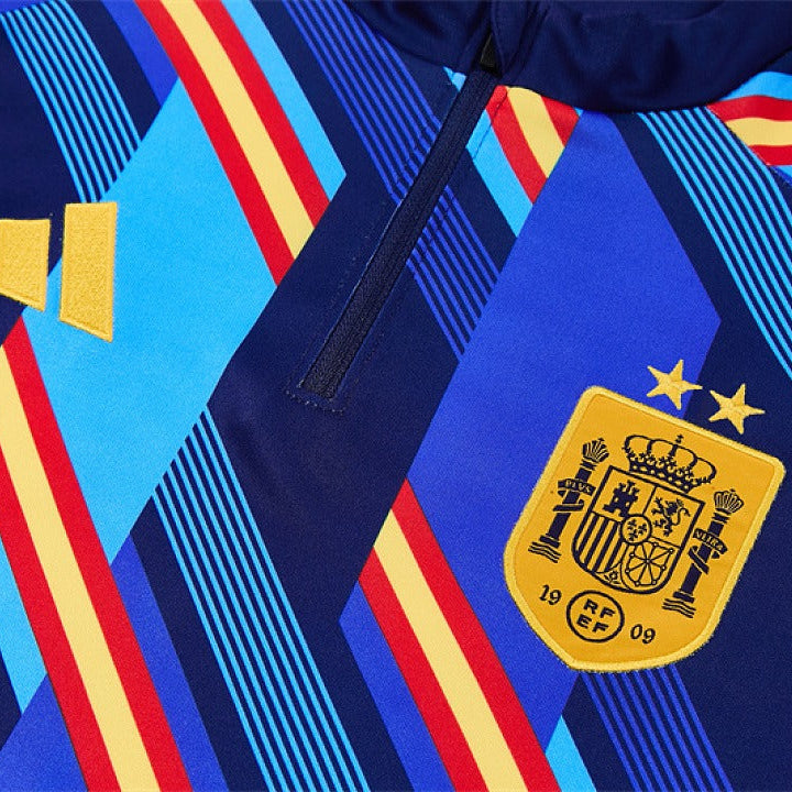 Survetement-Espagne-2-Étoiles-Training-Homme-Enfant-2026-2027-Bleu-Royal-Camouflage-4