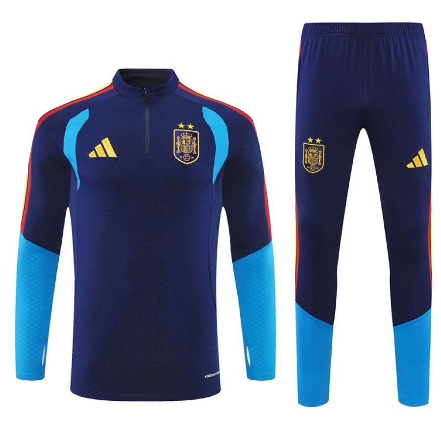 Survetement-Espagne-Training-Homme-Enfant-2026-2027-2-Etoiles-Bleu-Fonce-1