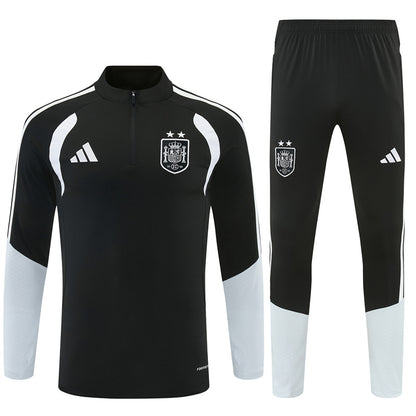 Survetement-Espagne-Training-Homme-Enfant-2026-2027-2-Etoiles-Noir-1