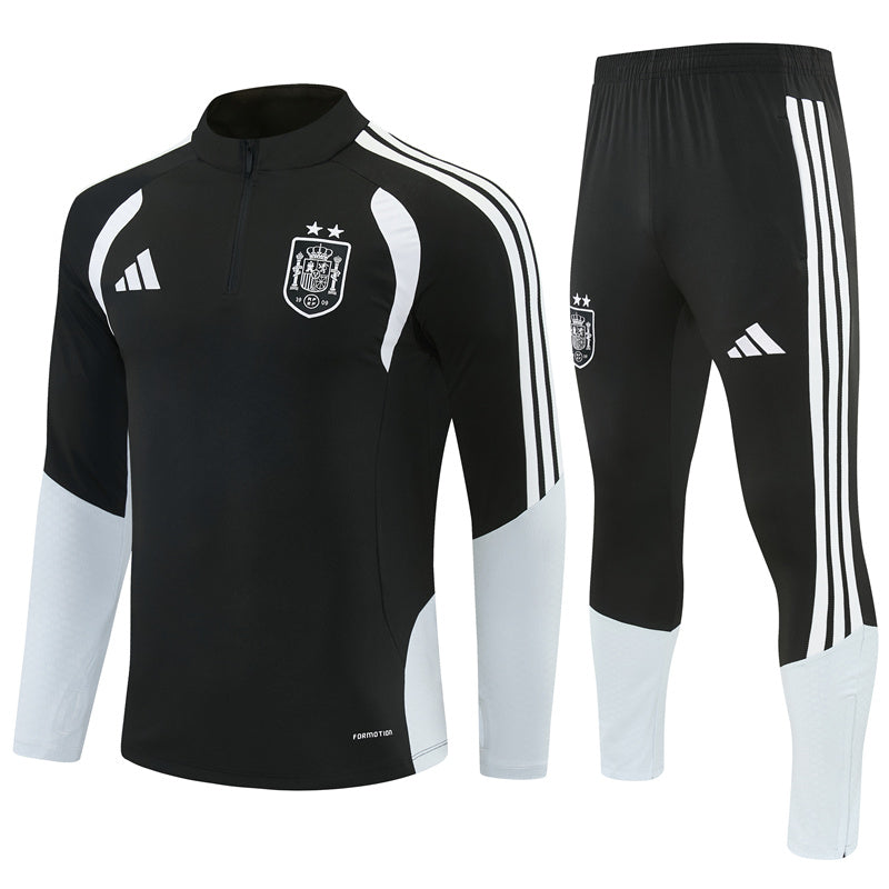 Survetement-Espagne-Training-Homme-Enfant-2026-2027-2-Etoiles-Noir-3