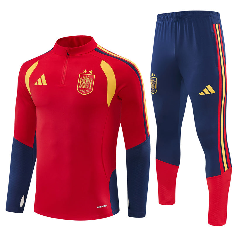 Survetement-Espagne-Training-Homme-Enfant-2026-2027-2-Etoiles-Rouge-3