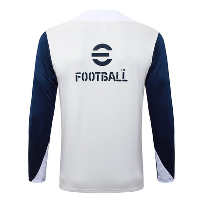 Survetement Inter Milan Training Homme/Enfant 2025 2026 Blanc Bleu | Foot Sport