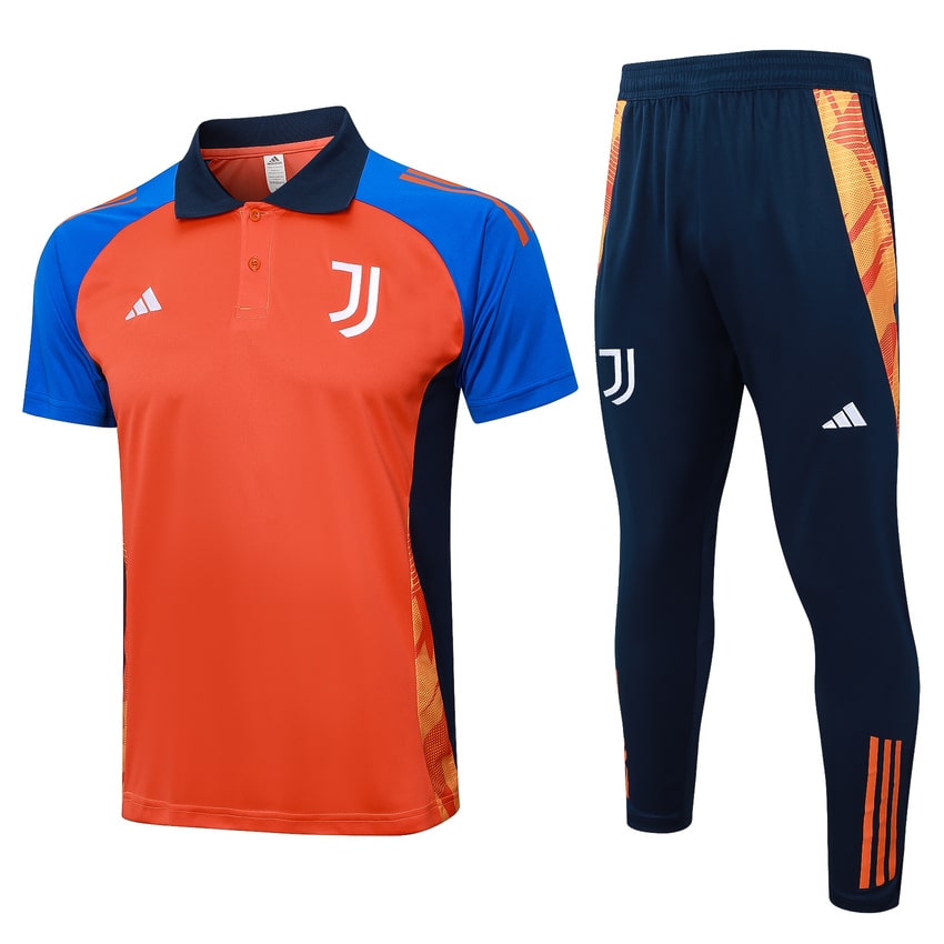 Survetement-Juventus-Polo-2024-2025-Orange