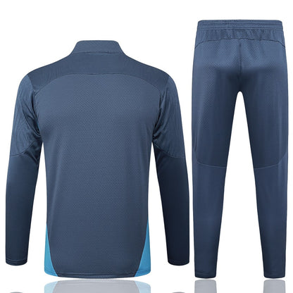 Survetement Manchester City Training Homme/Enfant 2024 2025 Bleu Foncé | Foot Sport