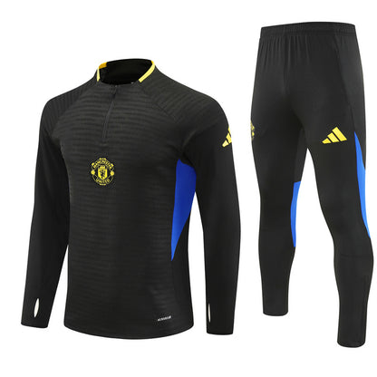 Survetement Manchester United Training Homme/Enfant 2025 2026 Noir | Foot Sport