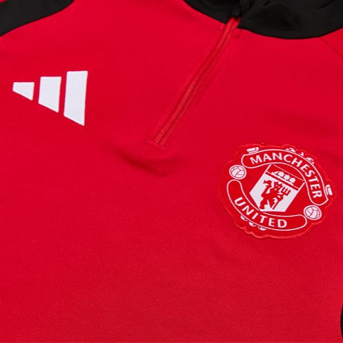 Survetement-Manchester-United-Training-Homme-Enfant-2026-2027-Col-Noir-Rouge-4