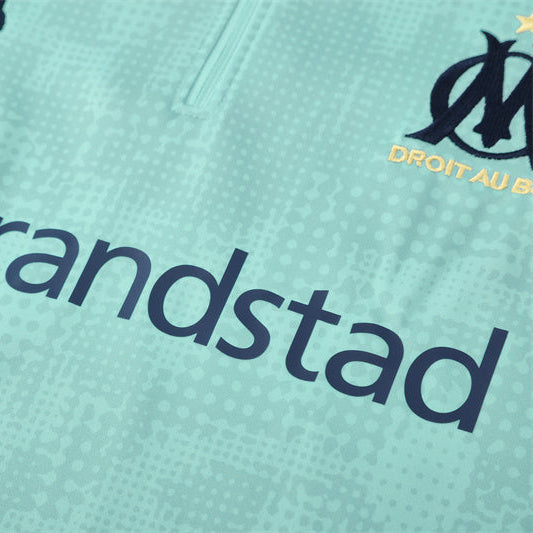 Survetement Marseille OM Training Homme/Enfant 2025 2026 Bleu Ciel | Foot Sport