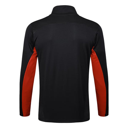 Survetement Milan AC Veste Homme/Enfant  2024 2025 Noir | Foot Sport