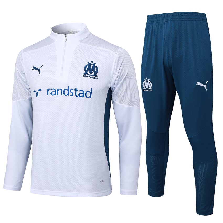 Survetement-OM-Training-2024-2025-Blanc