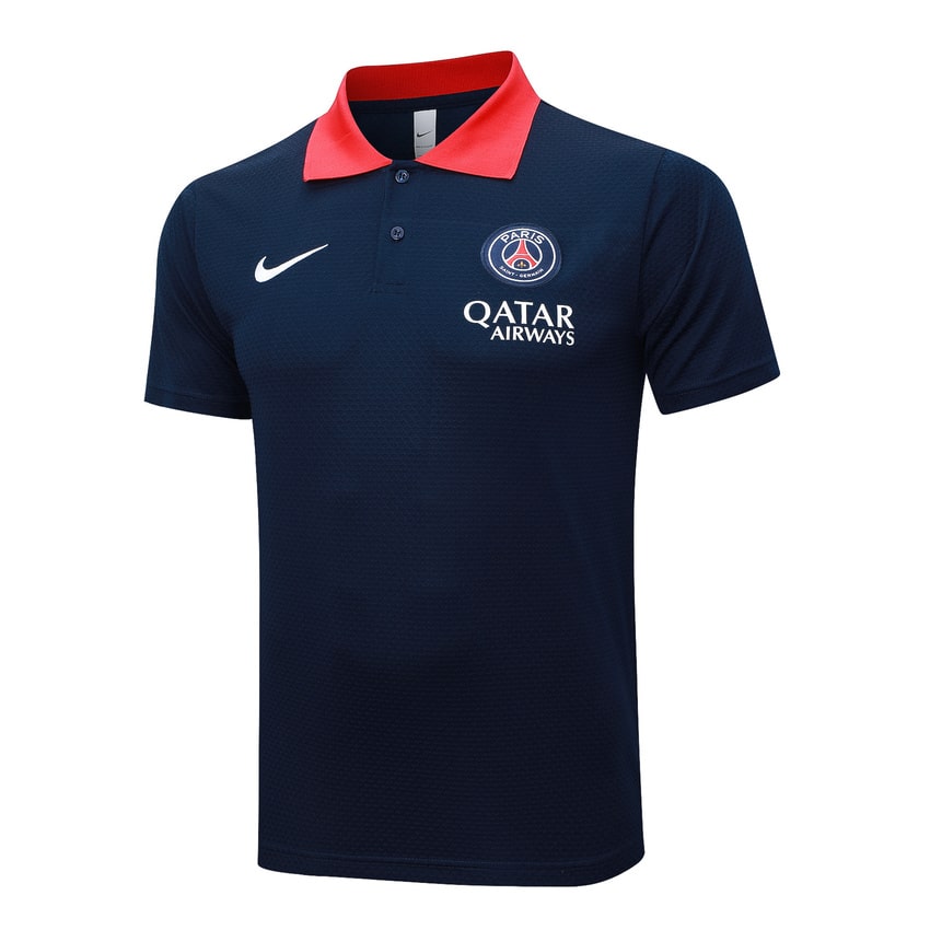 Polo PSG Homme 2025 2026 Bleu Rouge | Foot Sport