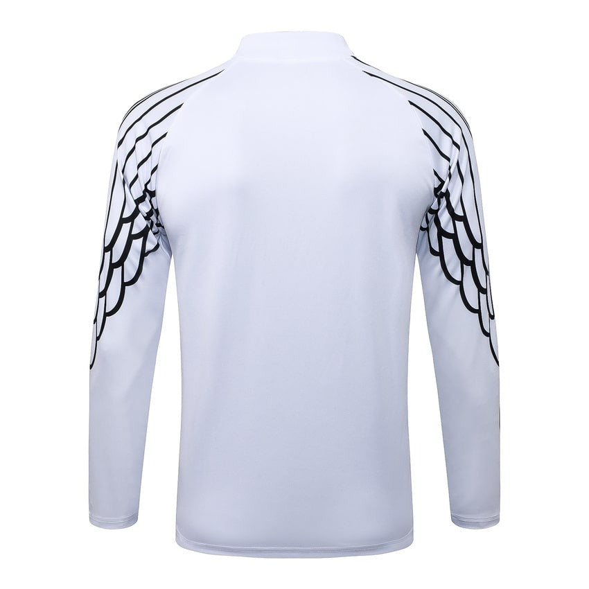 Survetement PSG Blanc Rayures Training Homme/Enfant 2025 2026
