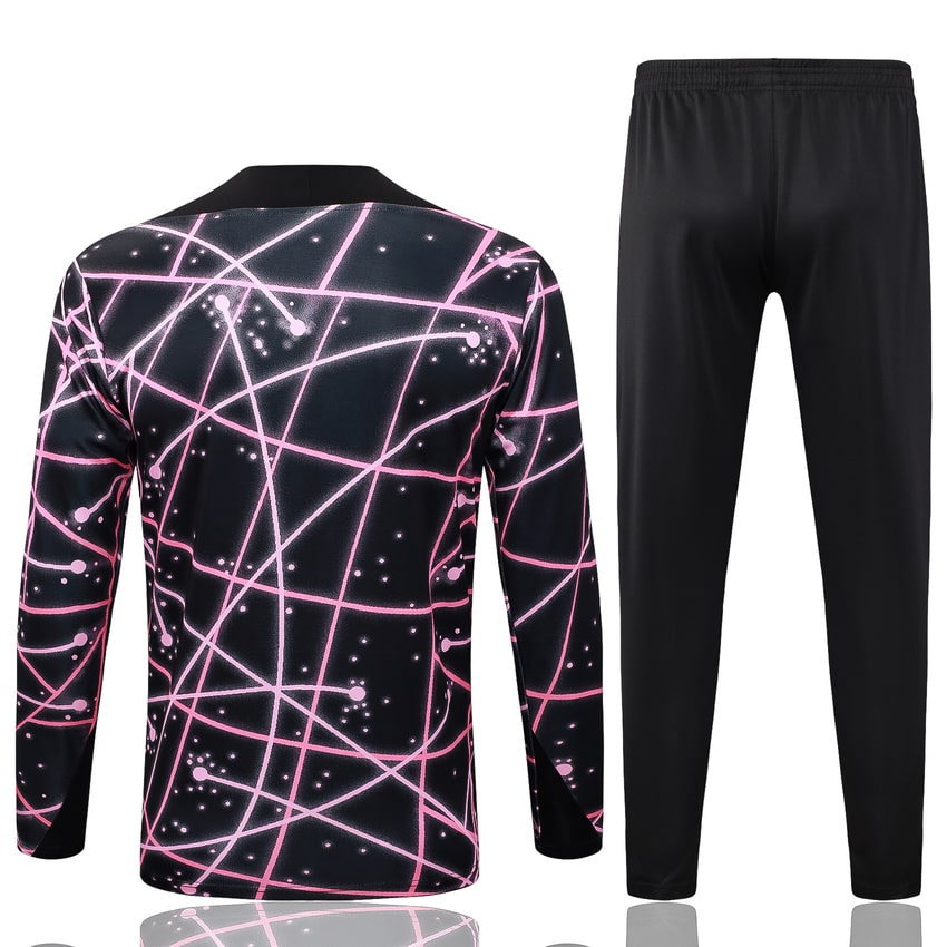Survetement PSG Training Homme 2025 2026 Noir Rose | Foot Sport