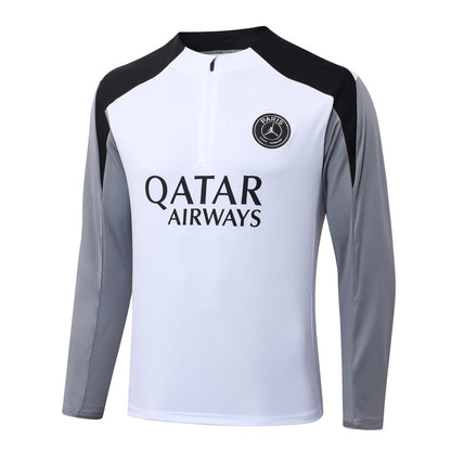 Survetement-PSG-Training-Homme-Enfant-2026-2027-Blanc-Gris-3