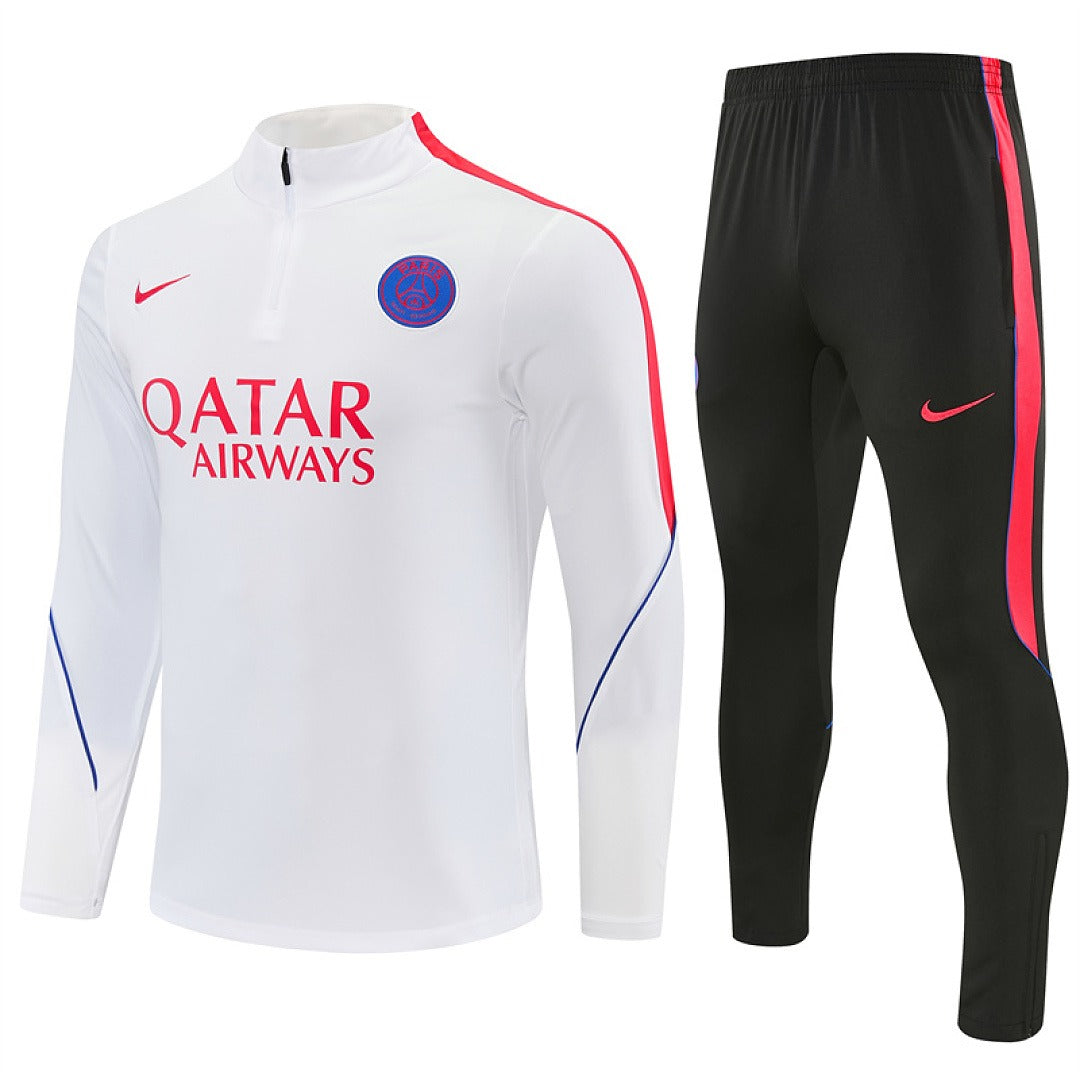 Survetement-PSG-Training-Homme-Enfant-2026-2027-Blanc-Rouge-1