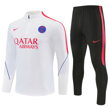 Survetement-PSG-Training-Homme-Enfant-2026-2027-Blanc-Rouge-1