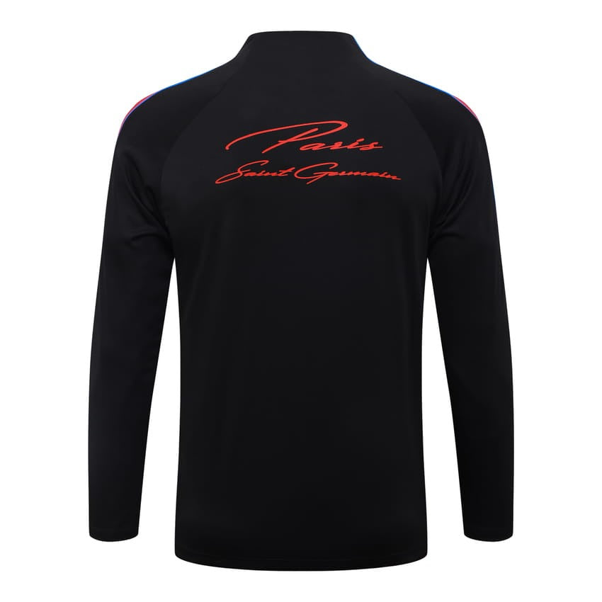 Survetement-PSG-Training-Homme-Enfant-2026-2027-Noir-Rouge-4