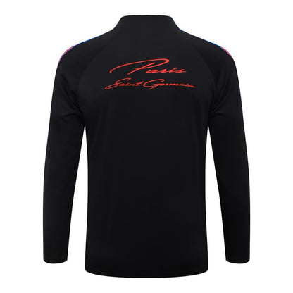 Survetement-PSG-Training-Homme-Enfant-2026-2027-Noir-Rouge-4
