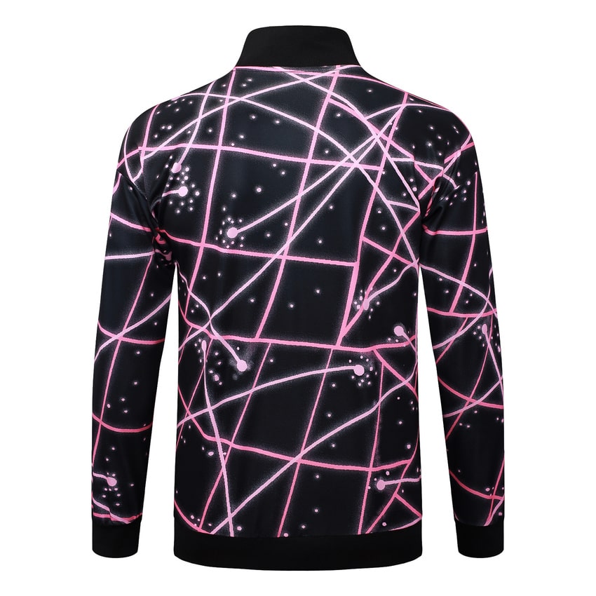 Survetement PSG Veste Homme 2025 2026 Noir Rose | Foot Sport