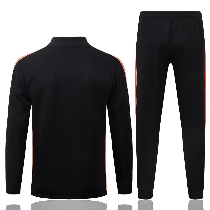 Survetement-Pays-Bas-Veste-2026-2027-Noir-Orange-2