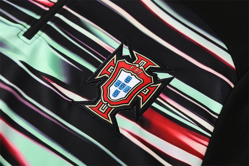 Survetement Portugal Training Homme/Enfant 2025 2026 Vert Noir | Foot Sport