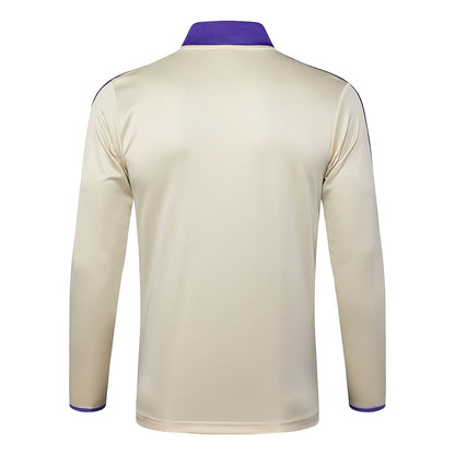 Survetement Real Madrid Training Homme/Enfant 2025 2026 Beige Violet | Foot Sport