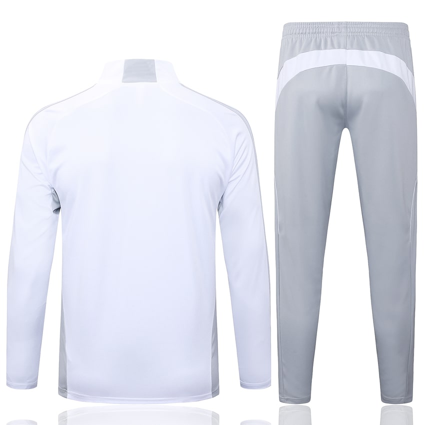 Survetement Real Madrid Training Homme/Enfant 2025 2026 Blanc Gris | Foot Sport
