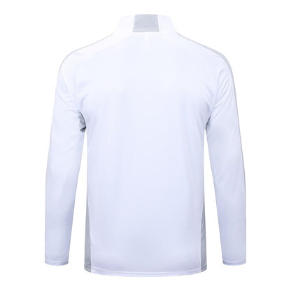 Survetement Real Madrid Training Homme/Enfant 2025 2026 Blanc Gris | Foot Sport