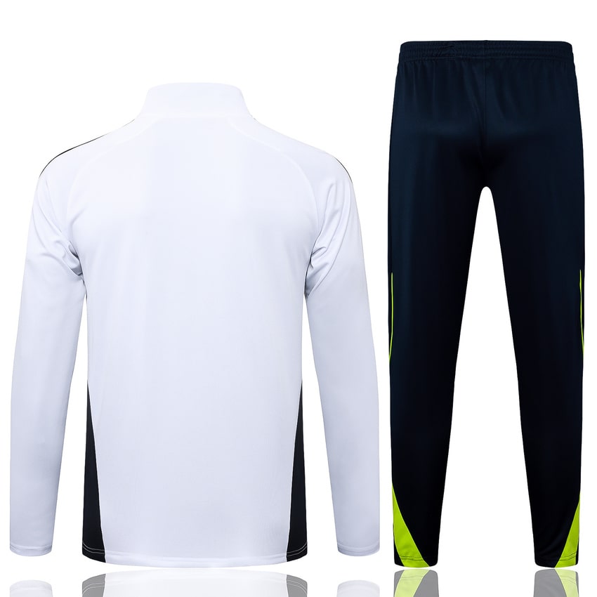 Survetement Real Madrid Training Homme/Enfant 2025 2026 Blanc Noir | Foot Sport