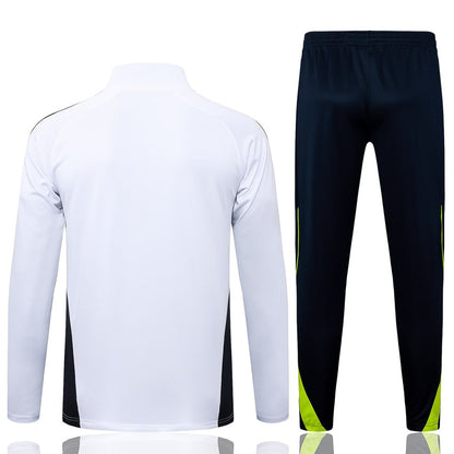 Survetement Real Madrid Training Homme/Enfant 2025 2026 Blanc Noir | Foot Sport