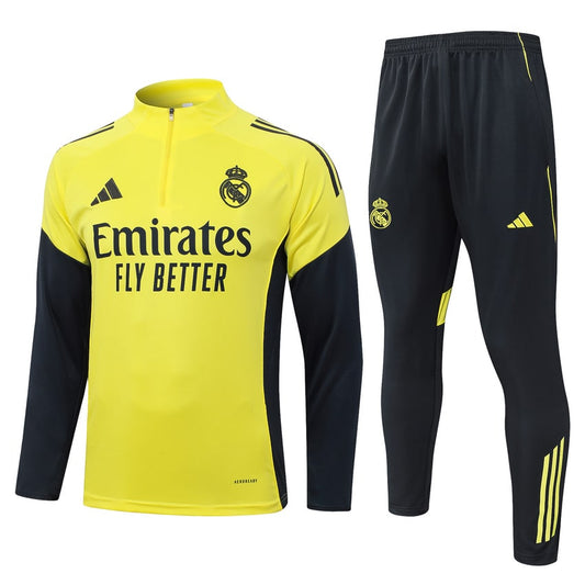 Survetement-Real-Madrid-Training-2025-2026-Jaune-Clair-1