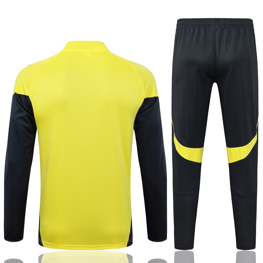 Conjunto de entrenamiento del Real Madrid para hombre/niño 2025-2026, amarillo claro | Fútbol