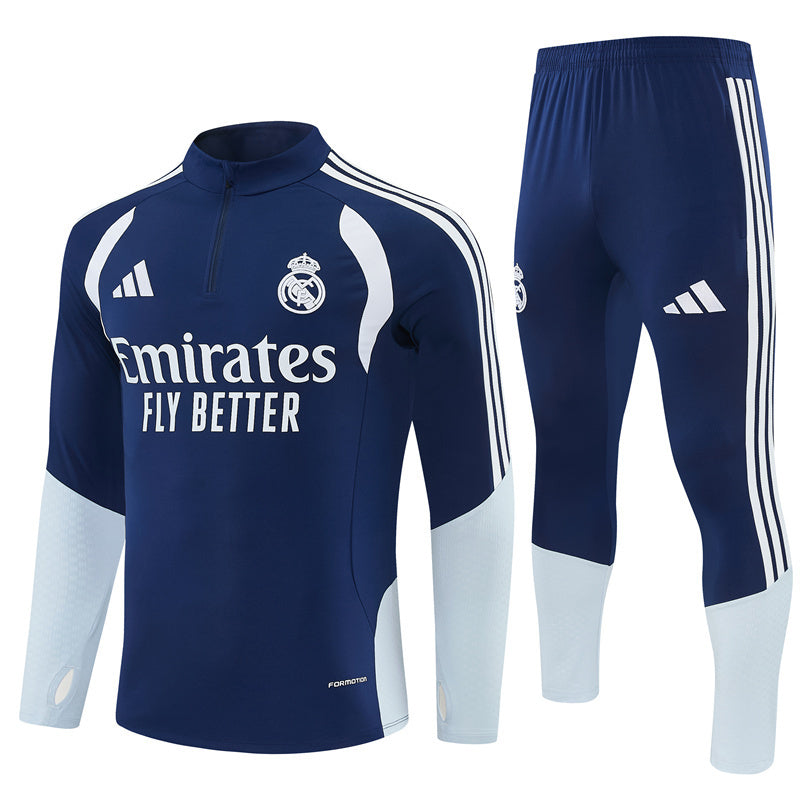  Real Madrid ジャージ ネイビー Real Madrid Men's/Kids' Training Tracksuit 2026 2027 Royal Blue