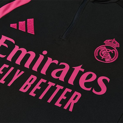 Survetement-Real-Madrid-Training-Homme-Enfant-2026-2027-Noir-Fucshia-4
