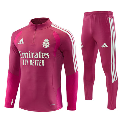 Survetement-Real-Madrid-Training-Homme-Enfant-2026-2027-Rose-Rouge-1