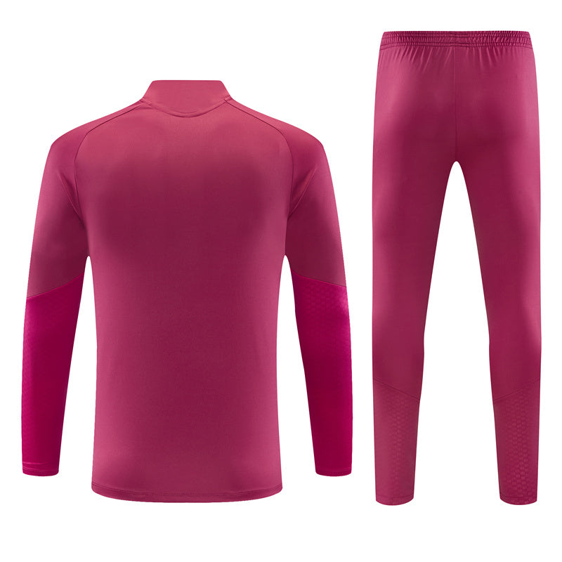 Survetement-Real-Madrid-Training-Homme-Enfant-2026-2027-Rose-Rouge-2
