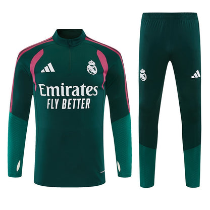 Survetement-Real-Madrid-Training-Homme-Enfant-2026-2027-Vert-Fonce-3