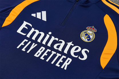 Survetement-Real-Madrid-Training-Homme/Enfant-2026-2027-Bleu-Royal-et-Jaune-5