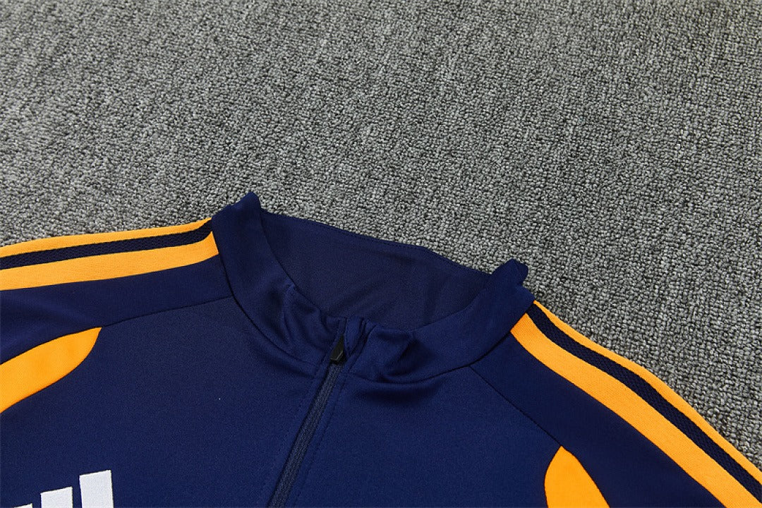 Survetement-Real-Madrid-Training-Homme/Enfant-2026-2027-Bleu-Royal-et-Jaune-6