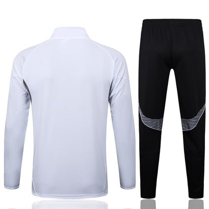 Survetement Real Madrid Veste Homme/Enfant  2025 2026 Blanc Clair | Foot Sport
