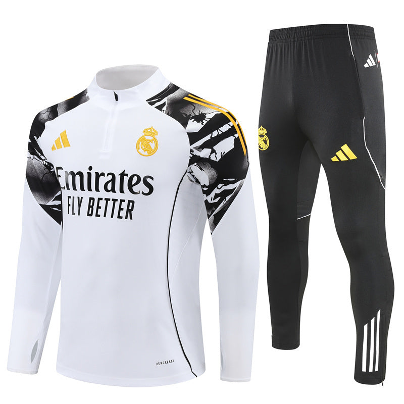 Survetement-Real-Madrid-Veste-2025-2026-Blanc-Jaune-Label-1