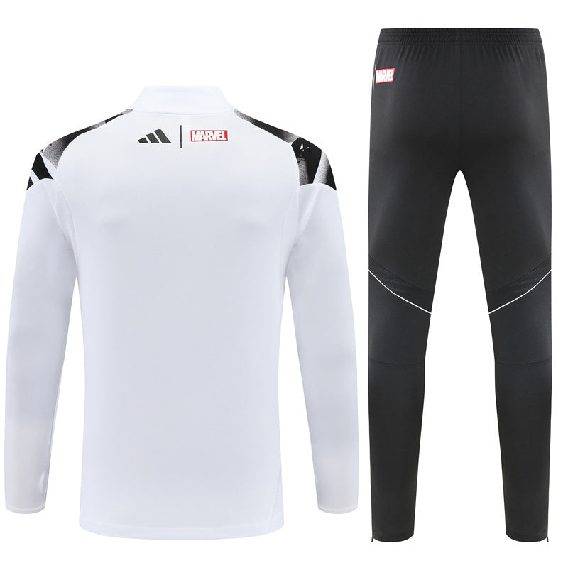 Survetement-Real-Madrid-Veste-2025-2026-Blanc-Jaune-Label-2