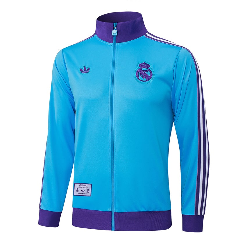 Chaqueta deportiva del Real Madrid para hombre/niño 2025-2026 azul cielo | Fútbol